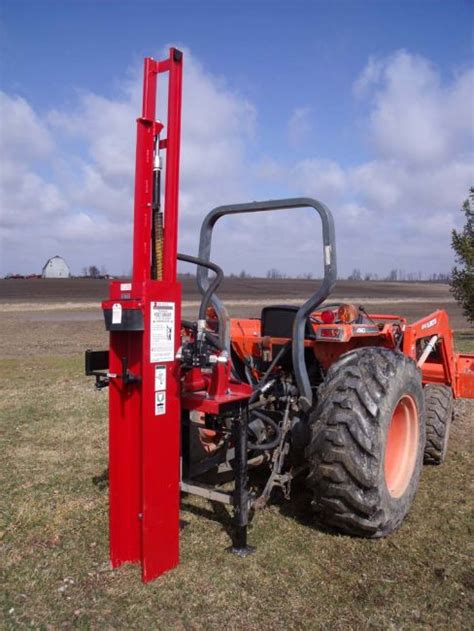 shaver post driver skid steer mount|ford hd10 shaver post driver.